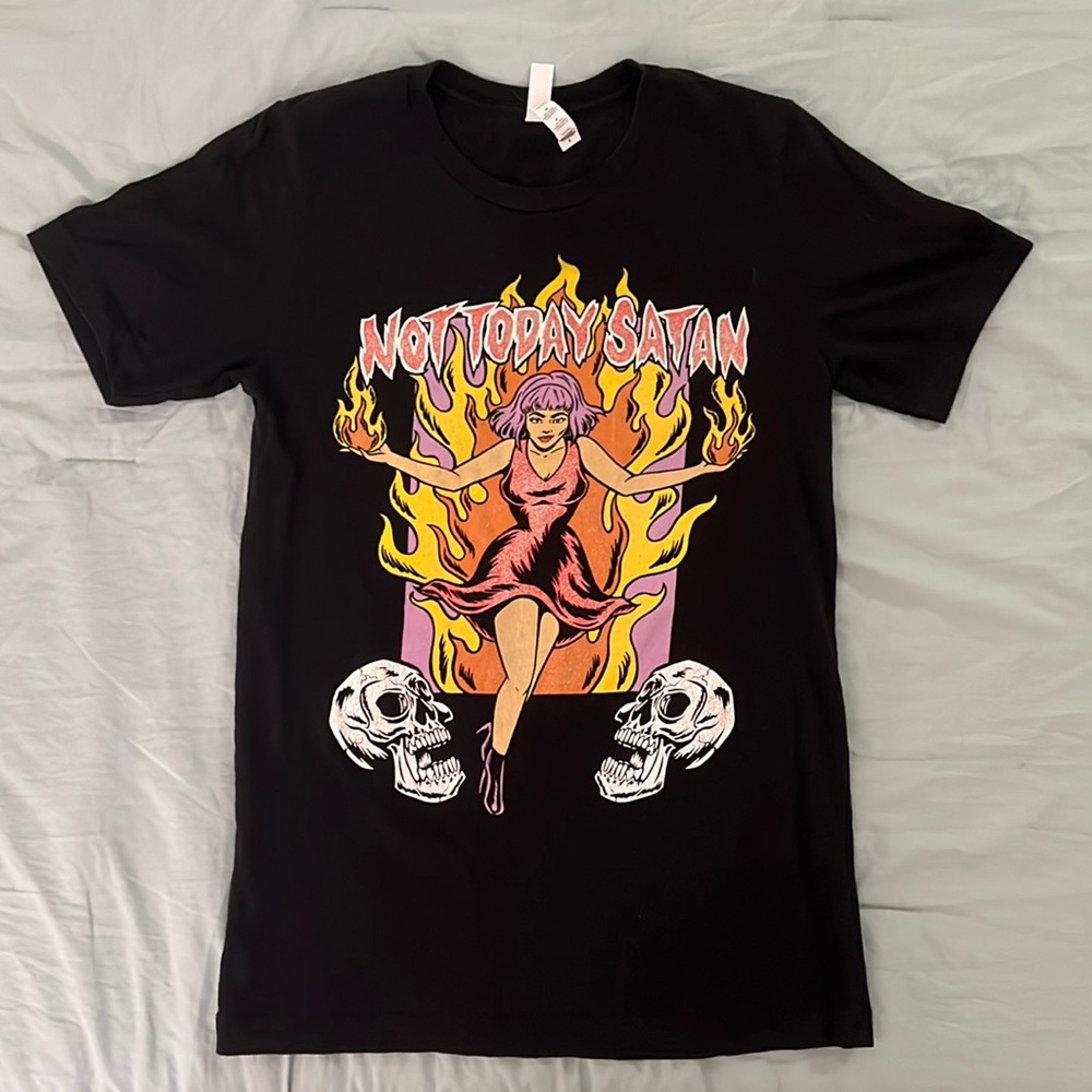 Wicked Clothes “not today satan” t-shirt - Small
